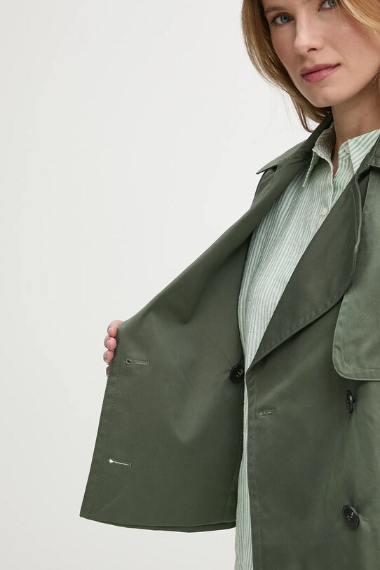 Хлопковая куртка United Colors of Benetton 2RGCDW034 зелёный
