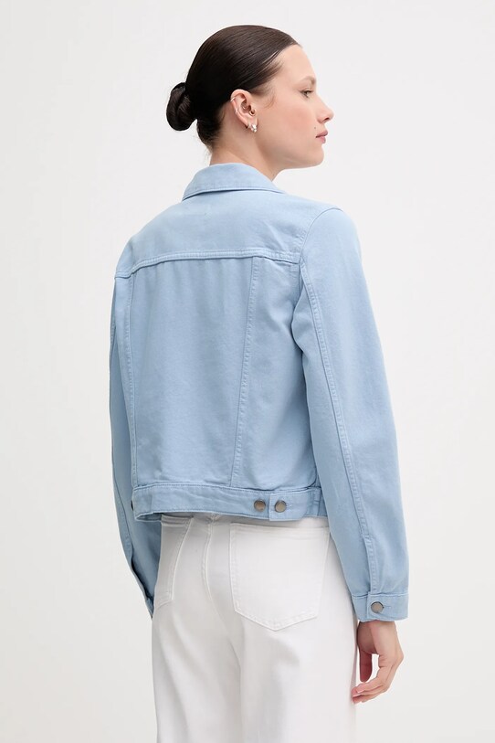 Oblačila Bombažna jakna iz jeansa United Colors of Benetton 2RZVDN00N modra