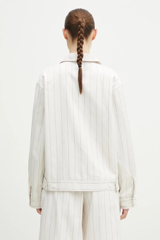 Odzież adidas Originals kurtka Pinstripe H Jacket JJ3476 beżowy