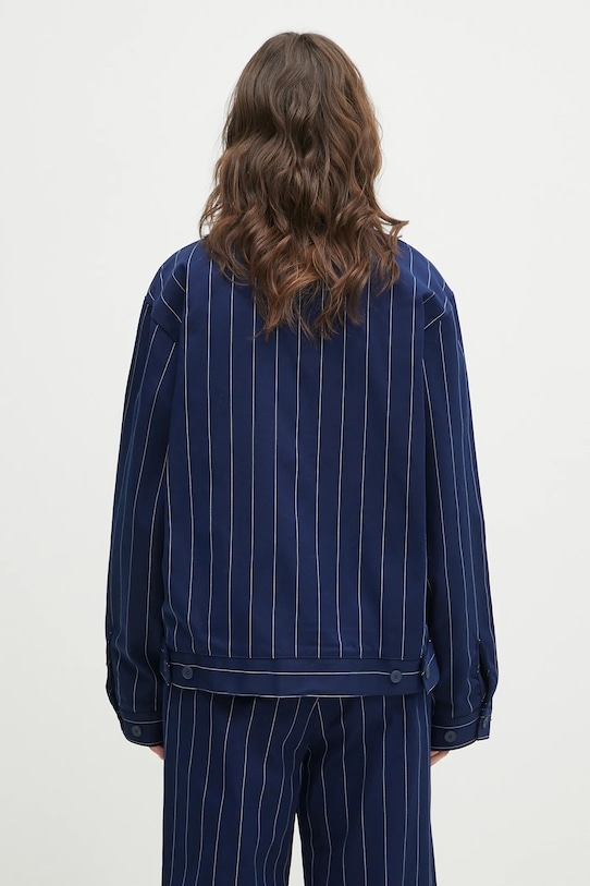 Одежда Куртка Adidas Originals Pinstripe H Jacket JJ3477 тёмно-синий