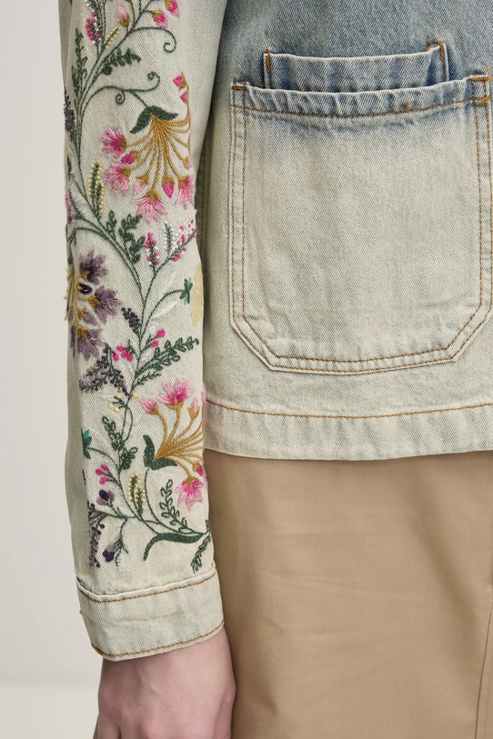 Desigual geaca jeans HOUSTON 25SWED06 albastru