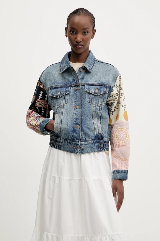 Bunda Desigual CASSID nezateplené modrá 25SWED59