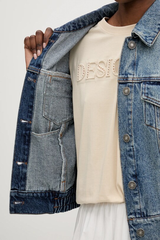 Bunda Desigual CASSID 25SWED59 modrá