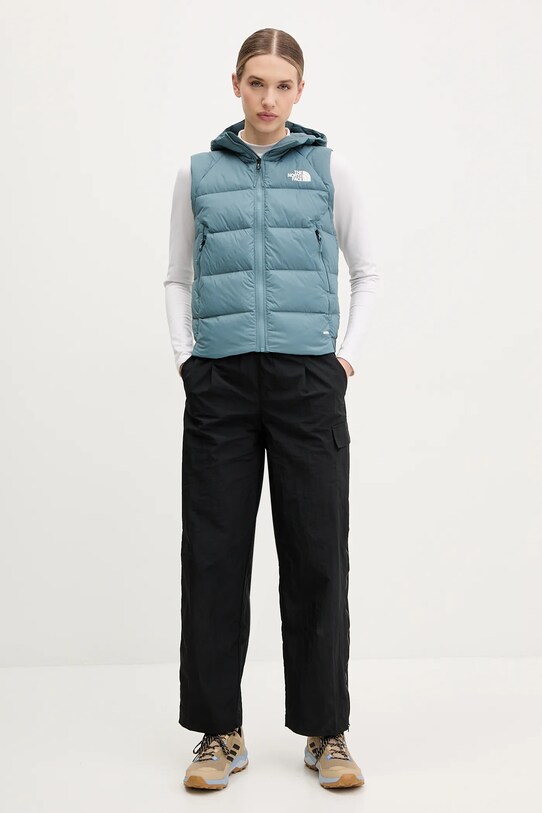 The North Face vestă sport cu puf Hyalite NF0A7SXE4221 albastru SS25
