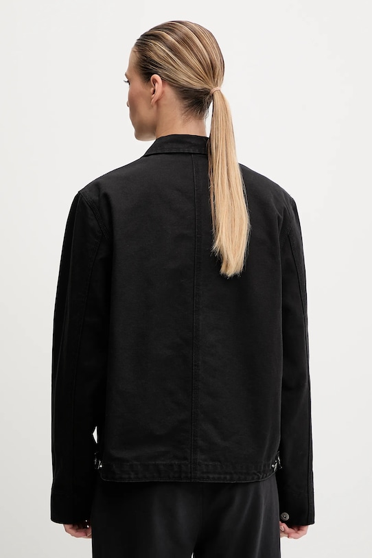 Odzież The North Face kurtka bawełniana Cedar Canvas Work NF0A8B99JK31 czarny