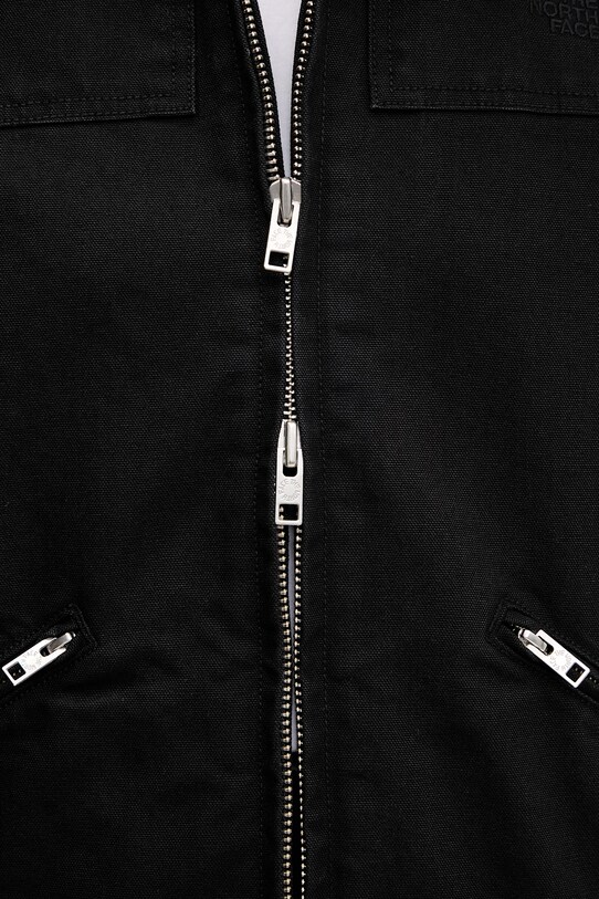 The North Face jachetă de bumbac Cedar Canvas Work NF0A8B99JK31 negru