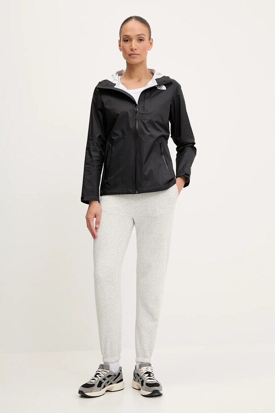 The North Face geacă de ploaie Alta Vista NF0A8BK9JK31 negru SS25
