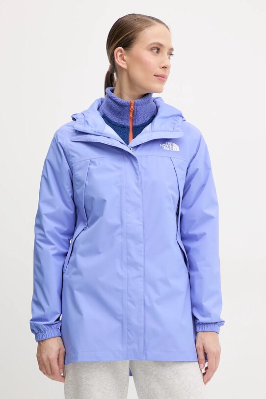 The North Face kurtka Antora Rain pozostałe fioletowy NF0A8BKC0YI1