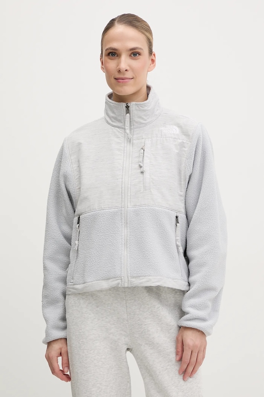 Bunda The North Face Regrind Denali nezateplené sivá NF0A8B8DLE71