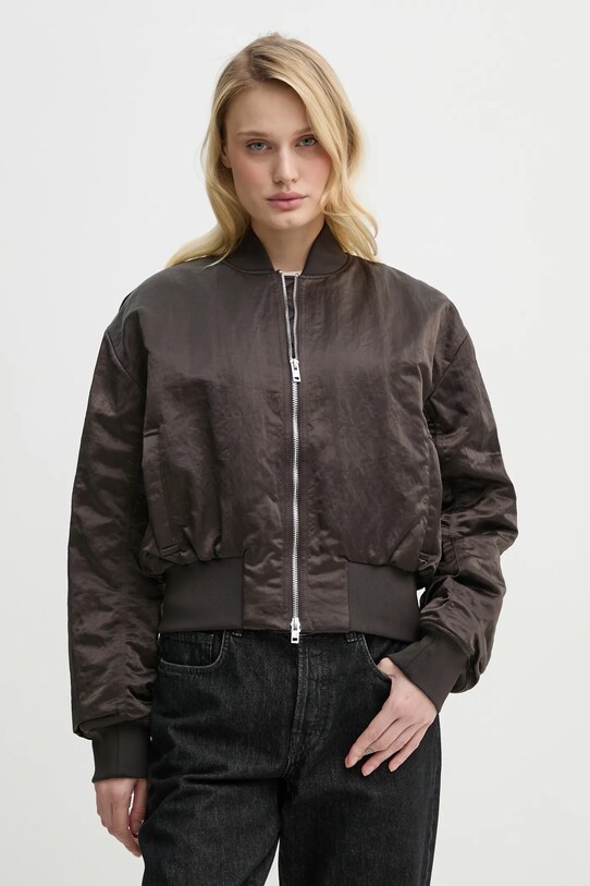 Куртка-бомбер Filippa K з підкладкою коричневий 31568.FK