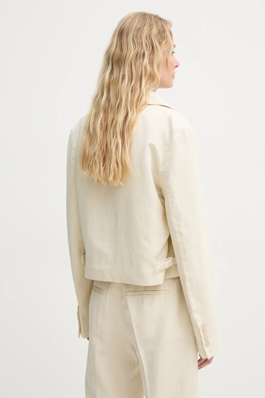 Одяг Куртка з домішкою льону Filippa K 31196.FK бежевий