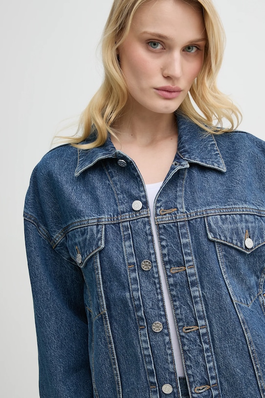 Filippa K giacca di jeans blu navy 31380.FK