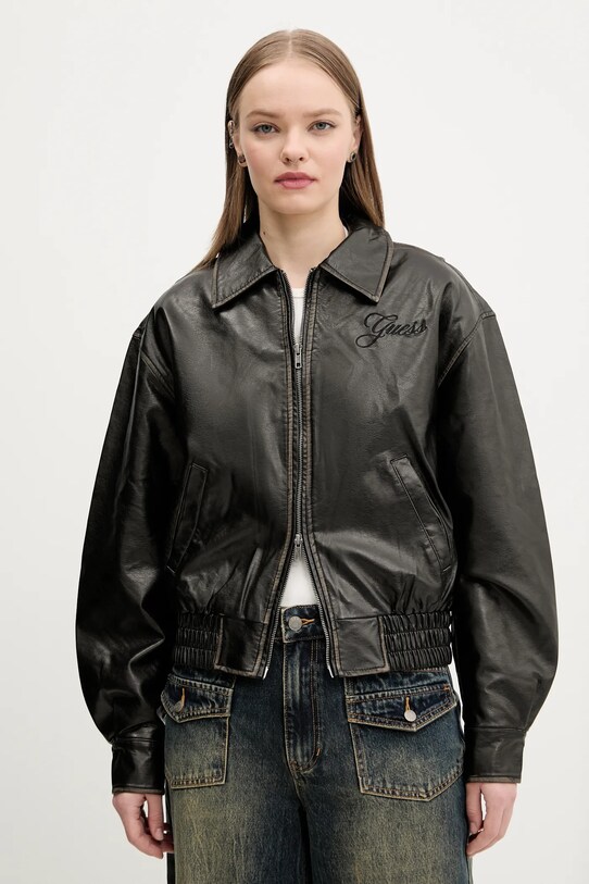 Bunda Guess Originals černá W5RL37.WGTF0