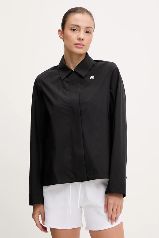 Bunda K-Way bez podšívky černá K61338W