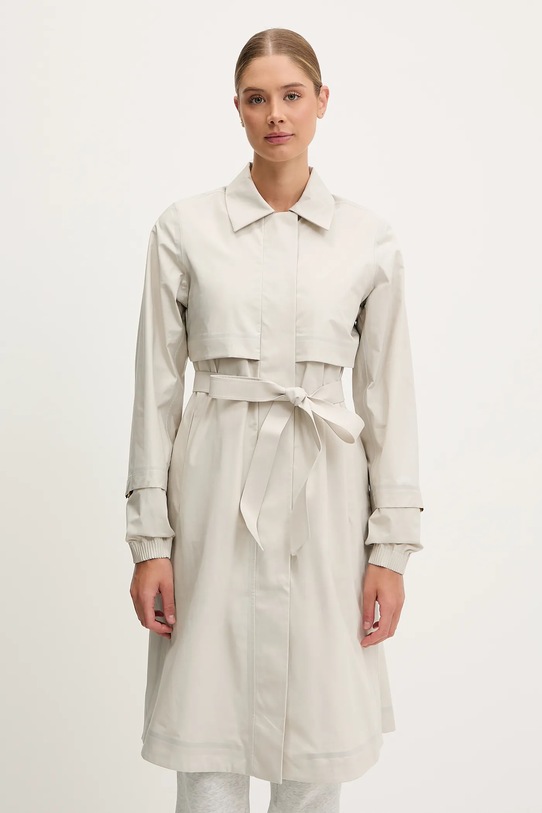 Kabát K-Way jemné zateplenie sivá K7132RW