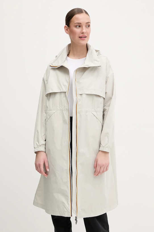 Bunda K-Way nezateplené béžová K8132NW