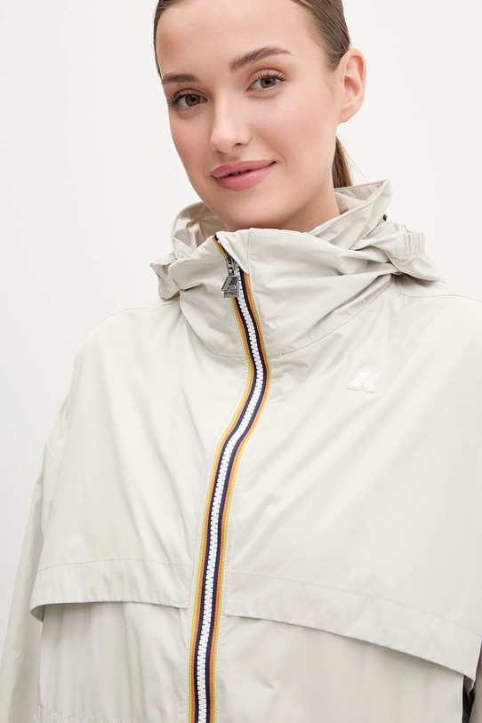 Bunda K-Way béžová K8132NW