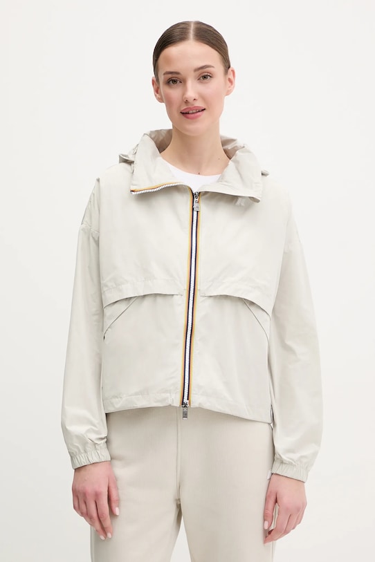 Bunda K-Way nezateplené béžová K8132PW