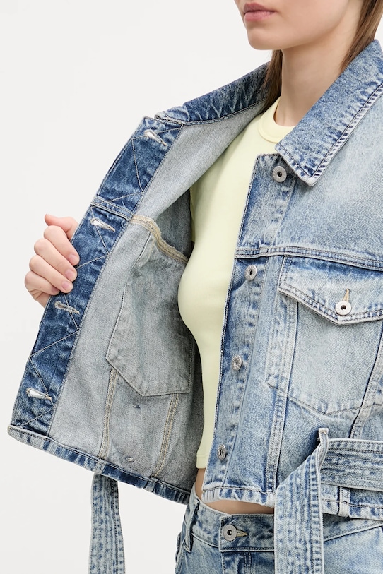 Jeans brezrokavnik Hugo Blue 50537493 modra