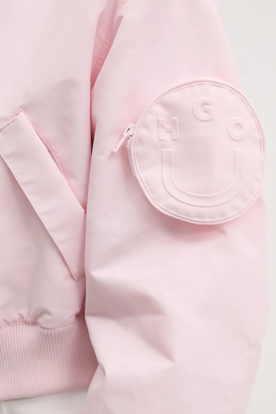 Hugo Blue kurtka bomber 50542360 różowy