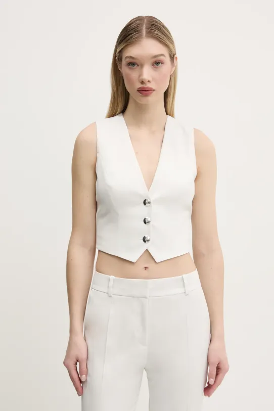 HUGO kamizelka tkanina szary 50537760