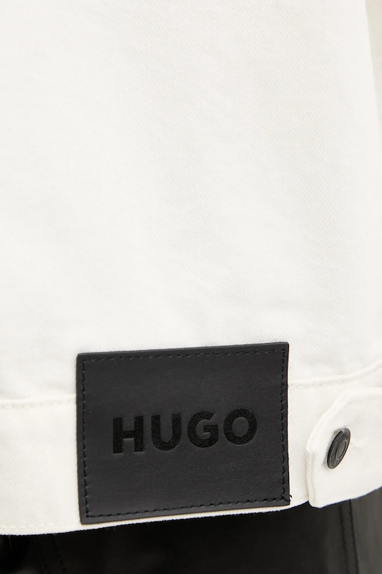 Džínová bunda HUGO 50535349 bílá