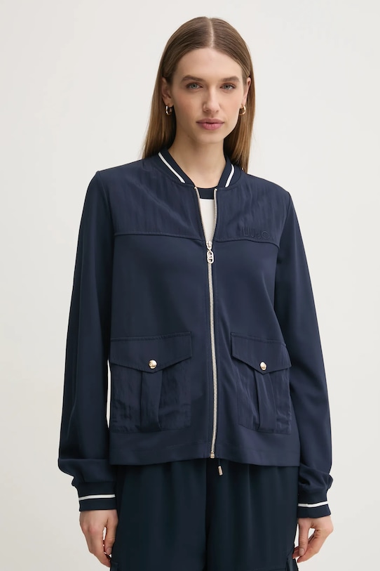 Куртка Liu Jo без підкладки темно-синій TA5119.J5942