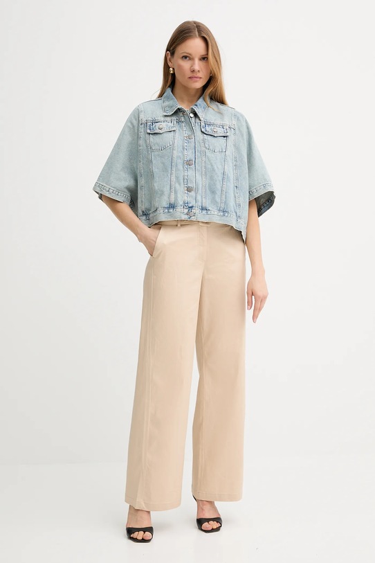 Джинсовая куртка Liu Jo UA5251.D4286 голубой SS25