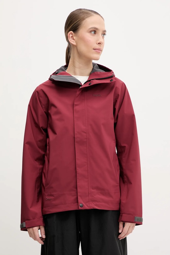 Αδιάβροχο μπουφάν Haglöfs Breeze άλλο μπορντό 607681