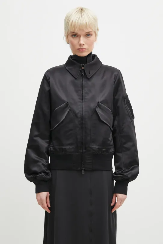 Яке Y-3 Bomber Jacket преходна изолация черен JD1757
