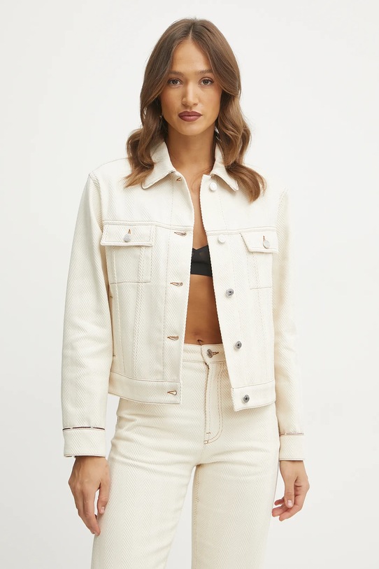 Missoni kurtka bawełniana nieocieplane beżowy DS25SC01.BW00UO