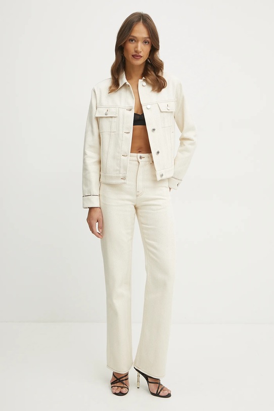 Missoni kurtka bawełniana DS25SC01.BW00UO beżowy SS25