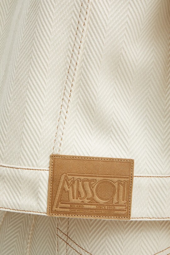 Missoni giacca in cotone DS25SC01.BW00UO beige