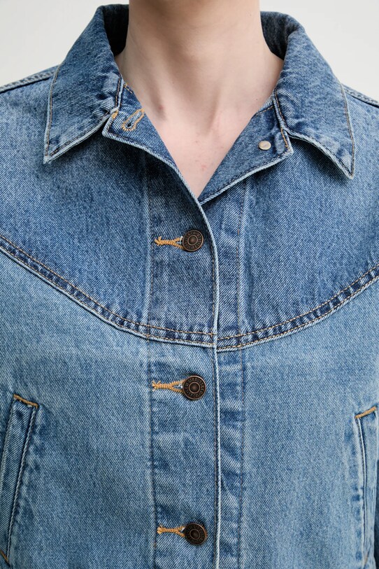 Levi's geaca SHRUNKEN 90S TRCKR WSTRN 001WO albastru