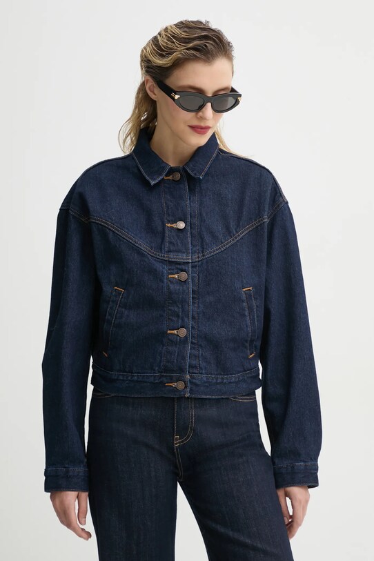 Levi's geaca SHRUNKEN 90S TRCKR WSTRN necaptusit bleumarin 001WO