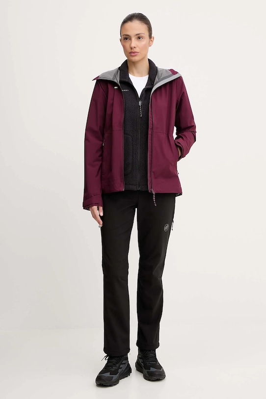 Mammut kurtka outdoorowa Linard Light pozostałe bordowy 1010.31500
