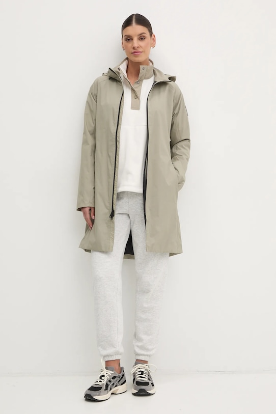 Jack Wolfskin geacă Wellsee A63896 verde SS25