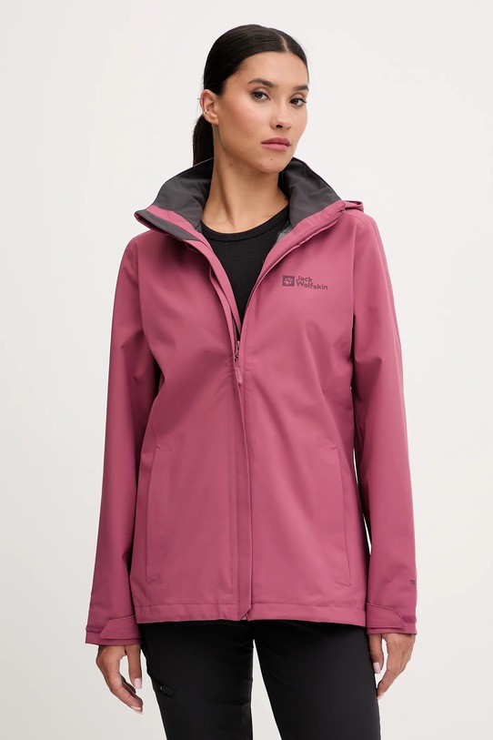 Turistická bunda Jack Wolfskin Trailtime 2L ružová A63902