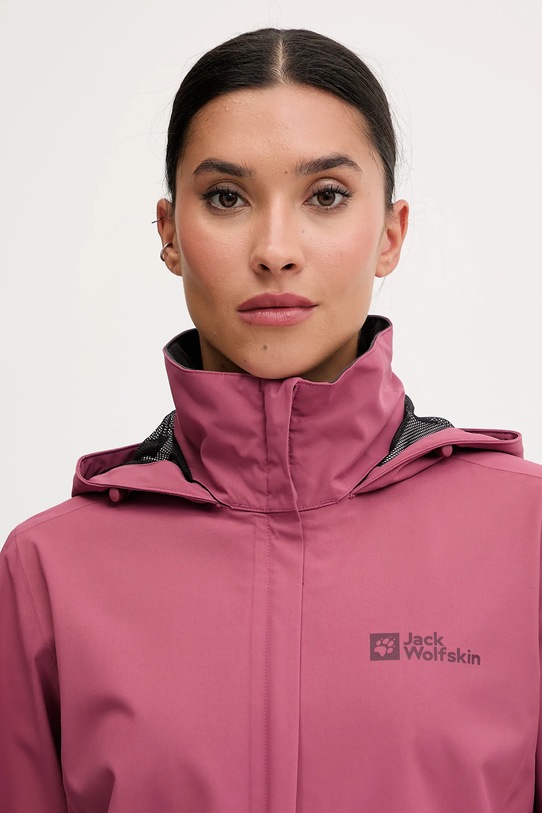 Turistická bunda Jack Wolfskin Trailtime 2L ružová A63902
