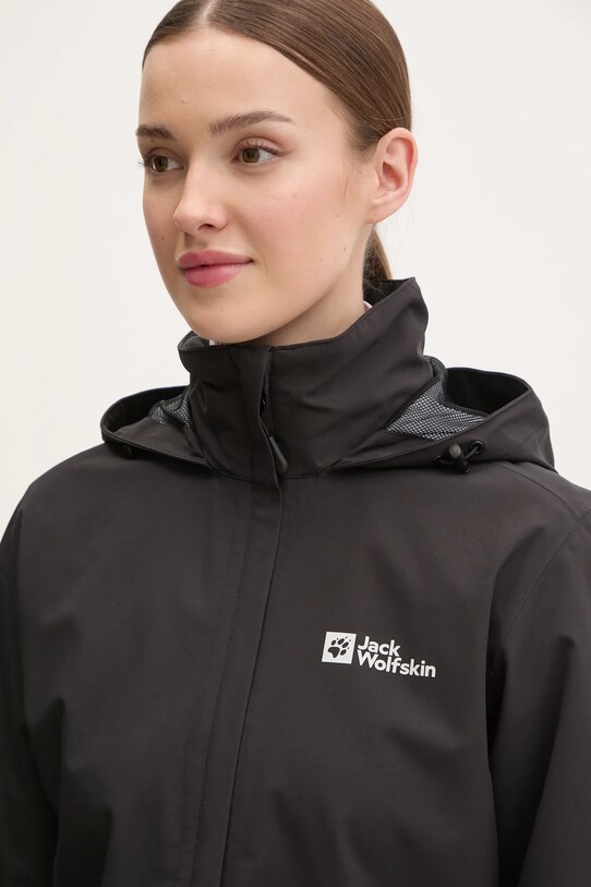 Куртка outdoor Jack Wolfskin Trailtime 2L чорний A63902