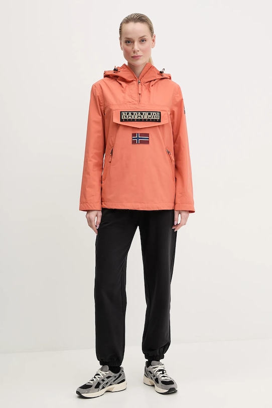 Napapijri kurtka Rainforest NP0A4G7FA691 pomarańczowy SS25