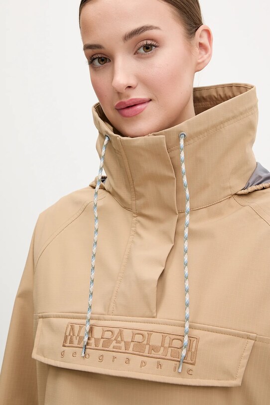 Bunda Napapijri Rainforest NP0A4IKZN1Q1 hnedá