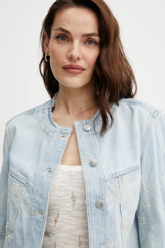 Džínová bunda BOSS Orange modrá 50534203