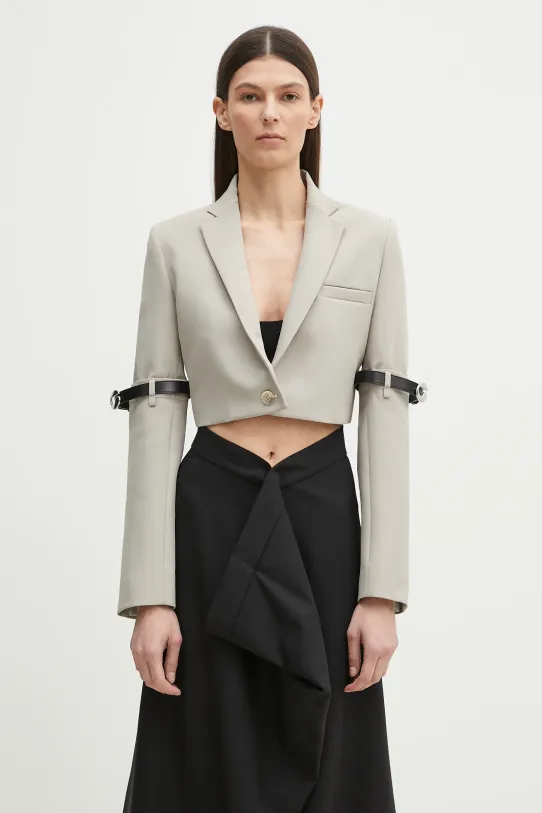 Sako Coperni Hybrid Cropped Tailored jednoradový béžová COPV74F3004