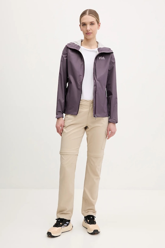 Kišna jakna Helly Hansen Loke Terra 63389 ljubičasta SS25