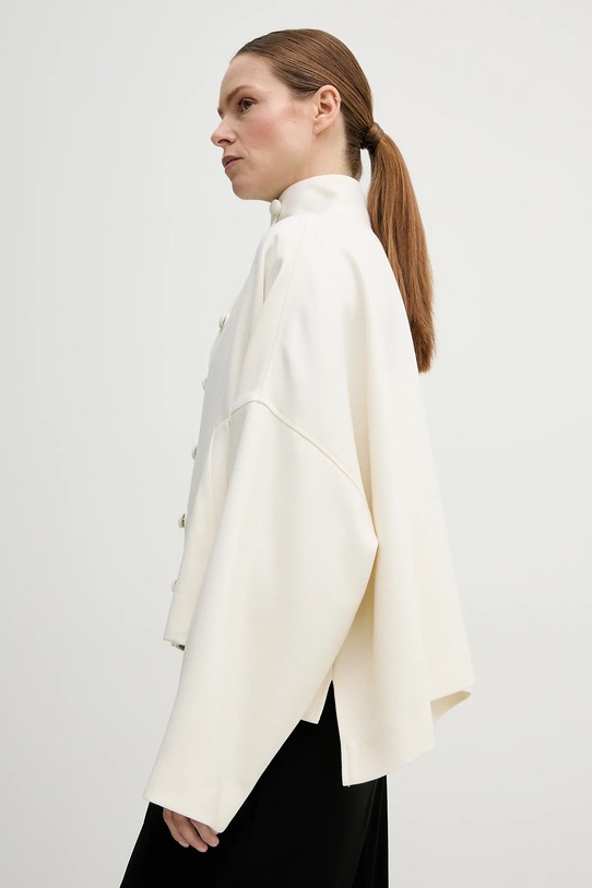 Вовняна куртка Remain 502594857 бежевий