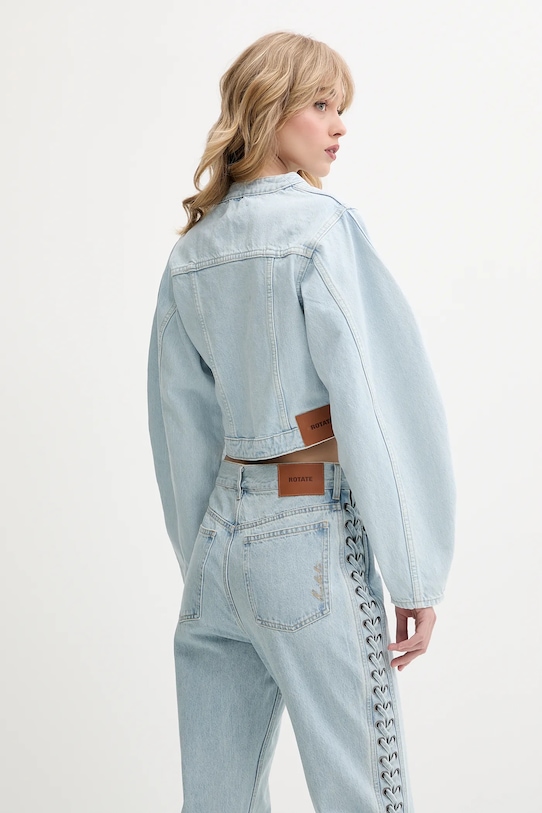 Odzież Rotate kurtka jeansowa 1138261468 niebieski