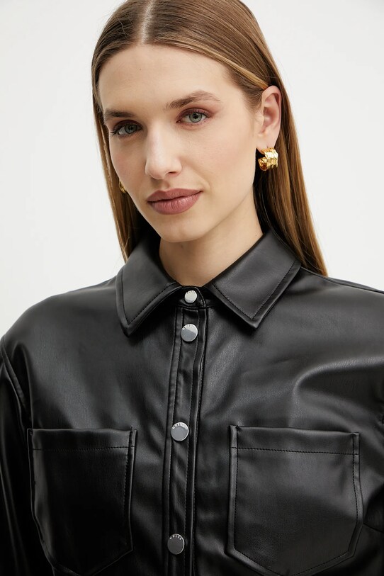 Guess kurtka CLOTHILDE czarny W5GL22.WH6P0