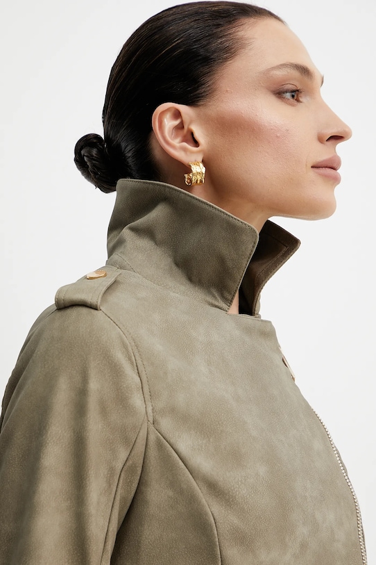 Guess geacă ramones verde W5GL30.WHA90