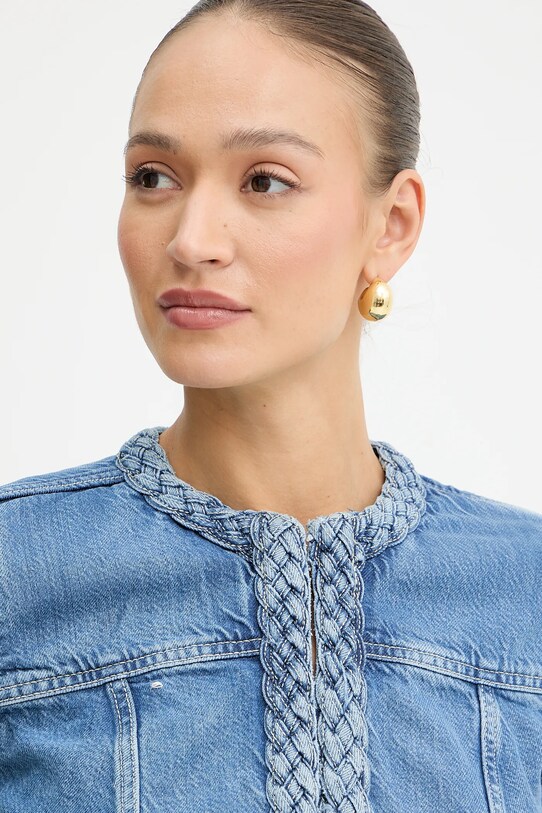 Guess kurtka jeansowa JULIANA niebieski W5GN78.D5B94